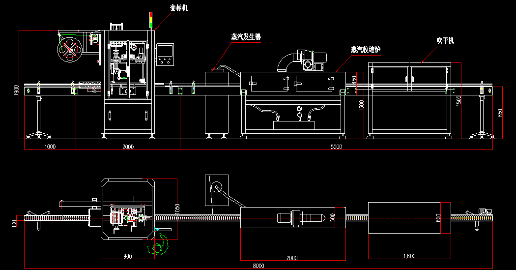 Sleeve labeling machine