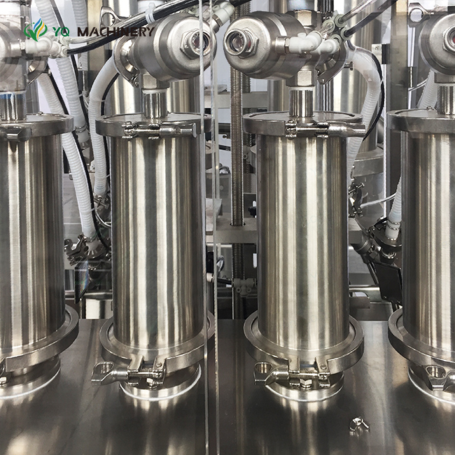 Automatic Inline Nozzle Filling Capping Machine