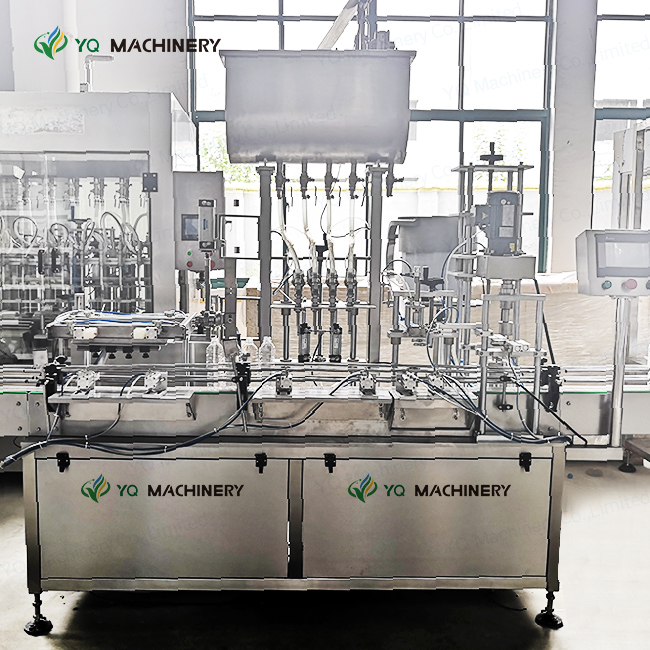 Automatic 4 Nozzles Filling Capping Machine for Bottle 
