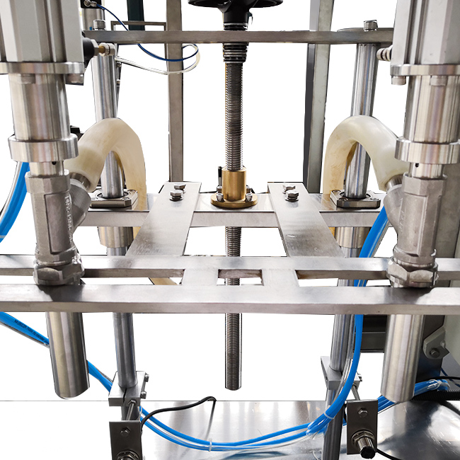 2 Nozzles Semi Automatic Weigh Filling Machine