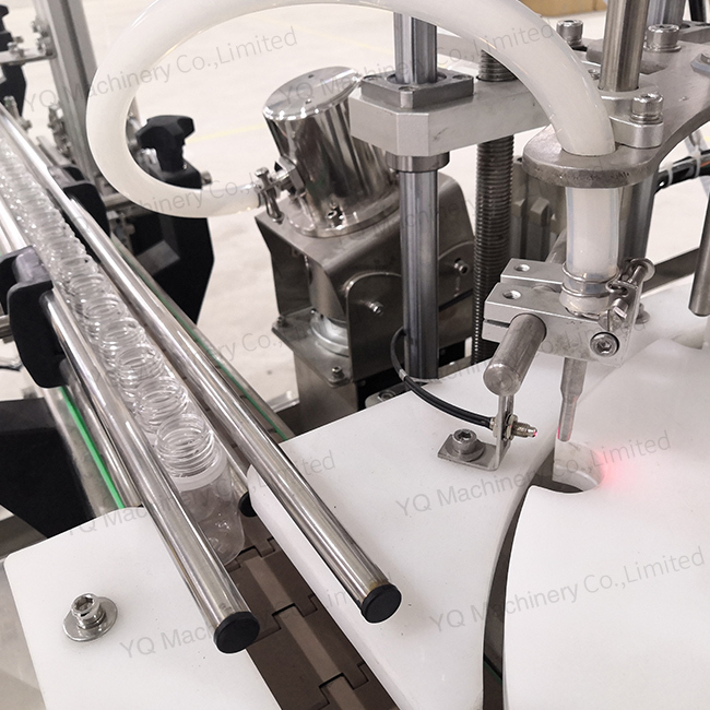 Small Bottle Filling Capping And Labeling Machine with Box Packing Machinery