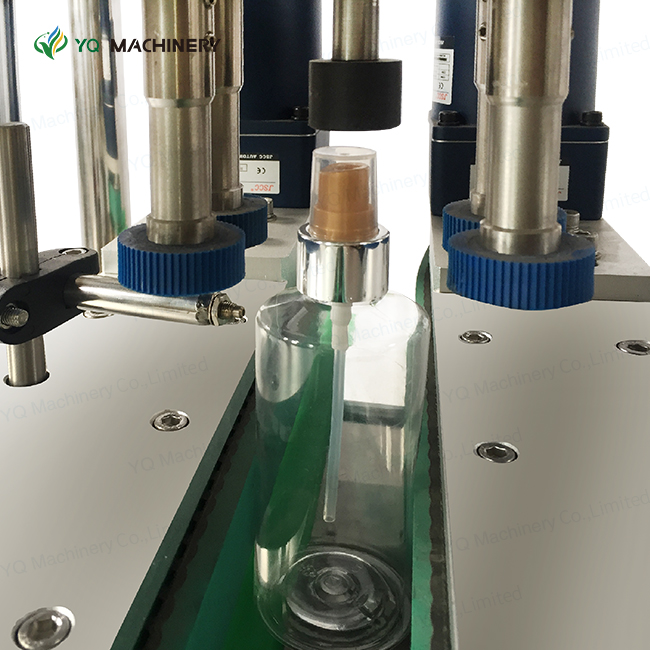 Automatic Inline Nozzle Filling Capping Machine