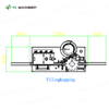Automatic 4 Nozzles Filling Capping Machine for Bottle 