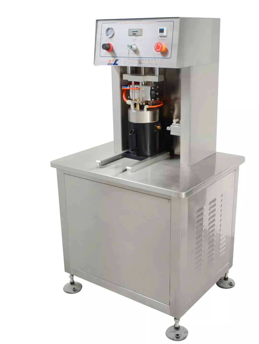 Semi Automatic Glass Bottle Vacuum Capping Machine