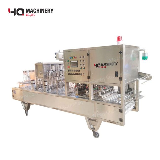 Cup Lidding Machine| Automatic Cup Filling And Sealing Machine