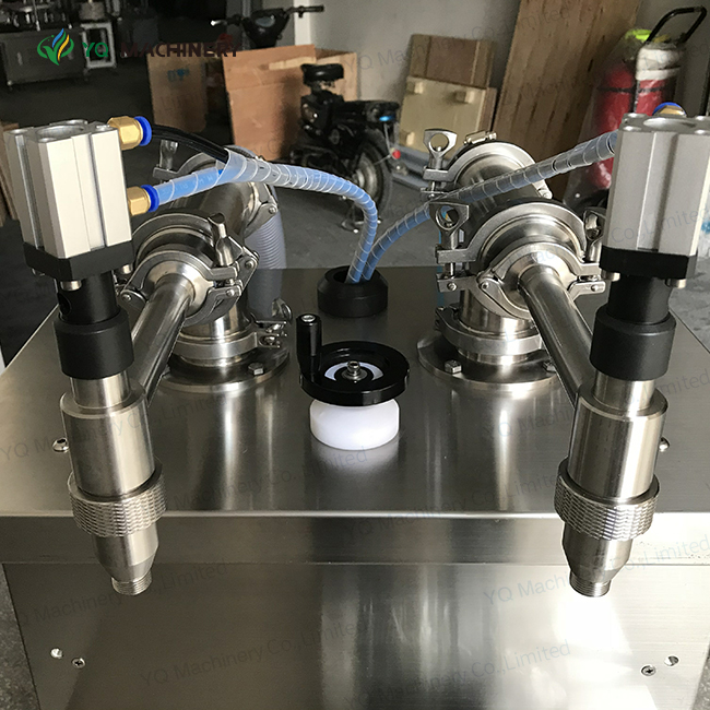 Pneumatic Volumetric Filling Machine For Alcohol Disinfectant Tabletop Piston Fillers