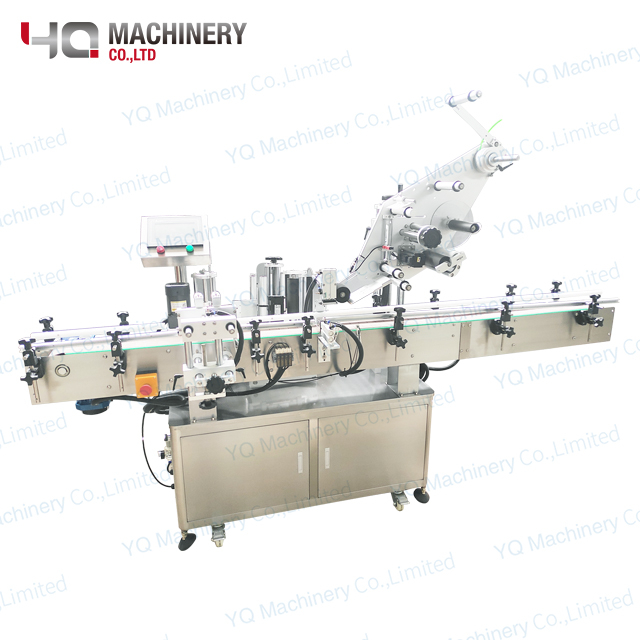 Top And Orienting Labeling Machine For Bottle Jar Flat And Wrap Around Label Applicators