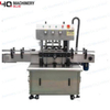Lid Capper For Trigger Spray Pump High Speed Inline Bottle Cap Closing Machine with 6 Wheels