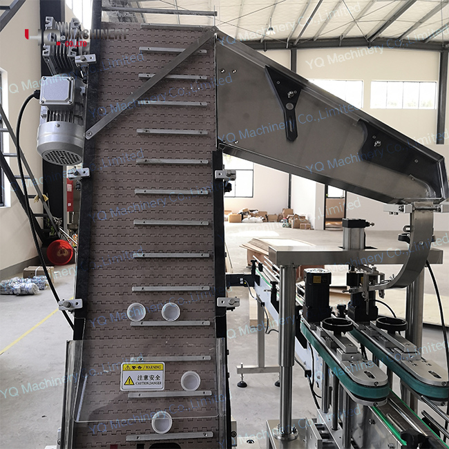 Bottle Cap Press Machine with Lid Feeding And Sorting Device