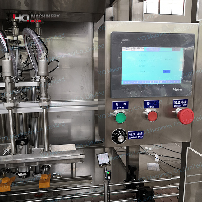 Linear Bottle Filling Line for Hand Sanitizer Gel Shampoo Body Wash Bottle Feeder Filler Pump Capping Labeling And Accumulator Table