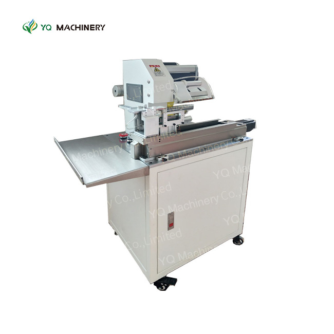 Semi Automatic Label Applicator Machine for Wire Cable Flag Folding Labeler