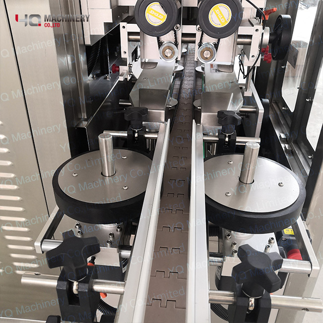 Tincture Fill Line for Hemp Oil Bottle Filling Capping Labeling And Shrink Band Applicator