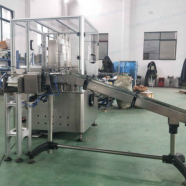 Vertical Cartoner with Hot Melt Glue Gun|high Speed Cartooning Machine