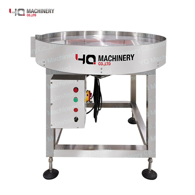 Bottle accumulator table