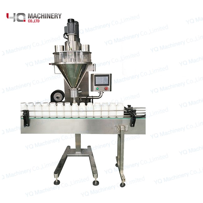 Powder Bottling Machine With Auger Fillers For Dry Powder Filling System