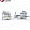 High Speed Liquid Filling Line For Shampoo Shower Gel Hand Sanitizer Filler Rotary Capper