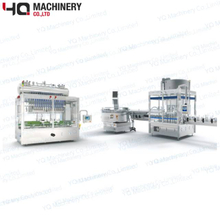 High Speed Liquid Filling Line For Shampoo Shower Gel Hand Sanitizer Filler Rotary Capper