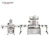 Volumetric Piston Filler for Hand Sanitizer Thick Paste Filling And Cap Screwing Machine