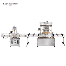Volumetric Piston Filler for Hand Sanitizer Thick Paste Filling And Cap Screwing Machine