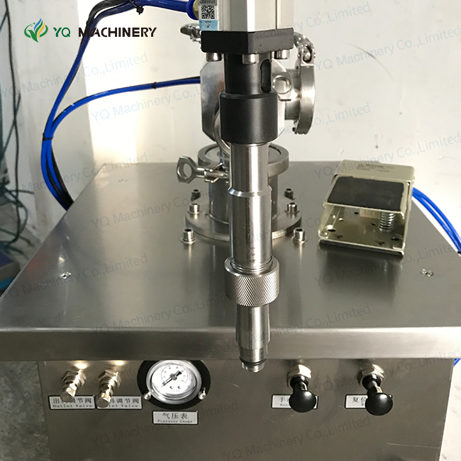 Pneumatic Volumetric Filling Machine For Alcohol Disinfectant Tabletop Piston Fillers