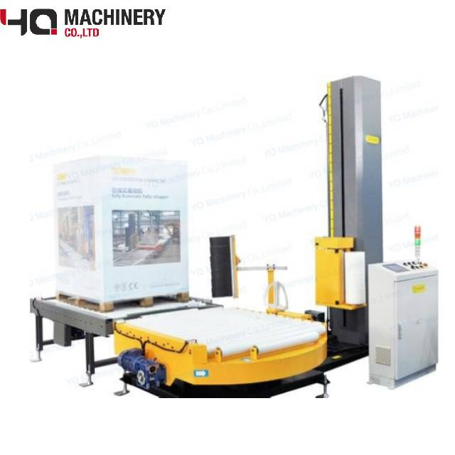 Pallet Stretch Wrap machine with Conveyor Automatic Film Wrapping Machine