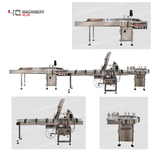 Bottle Feeder Cap Pressing Machine And Bottle Collector