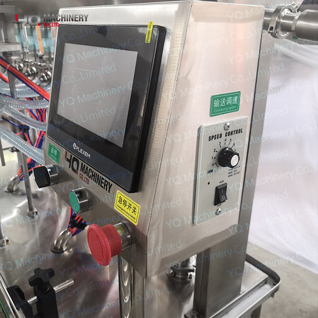 Bottling Machine For Viscous Liquid Bottle Inline Filling Machinery With Piston Filler