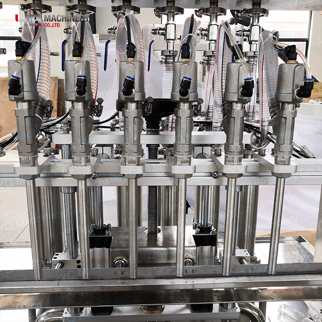 Volumetric Piston Filler for Hand Sanitizer Thick Paste Filling And Cap Screwing Machine