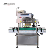 Cap Tighteners With Centrifugal Sorting Bowl For Plastic Glass Bottles Spindle Cappers