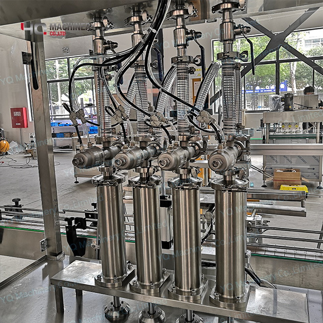 Linear Bottle Filling Line for Hand Sanitizer Gel Shampoo Body Wash Bottle Feeder Filler Pump Capping Labeling And Accumulator Table