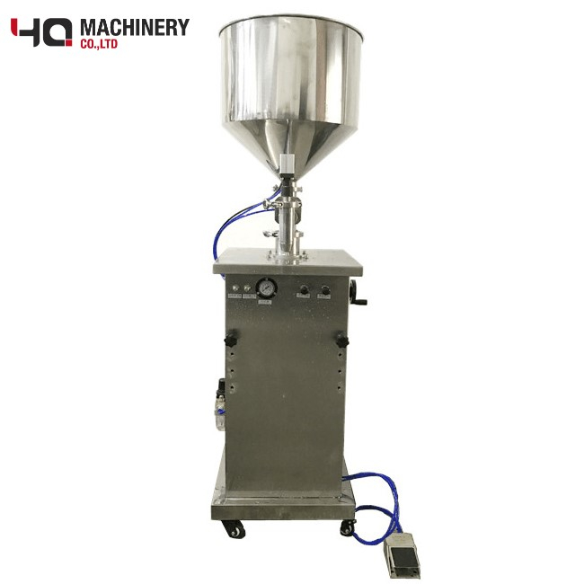 Pneumatic Volumetric Filling Machine For Alcohol Disinfectant Tabletop Piston Fillers
