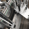Top And Orienting Labeling Machine For Bottle Jar Flat And Wrap Around Label Applicators